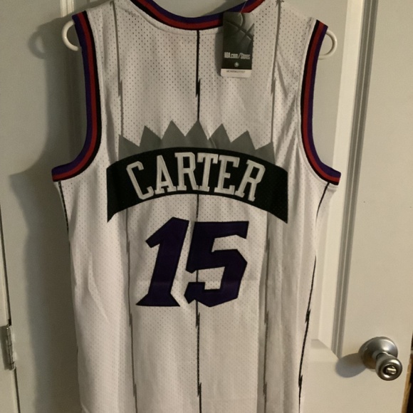 NWT Vince Carter Throwback Raptors Jersey Mens Size Medium - Picture 9 of 9